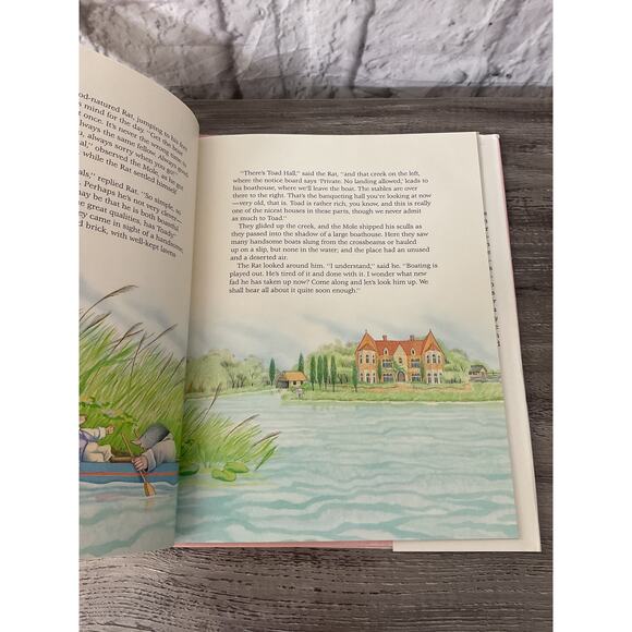 1985 The Wind in the Willows Hardcover The Open Road Kenneth Grahame - Picture 6 of 8